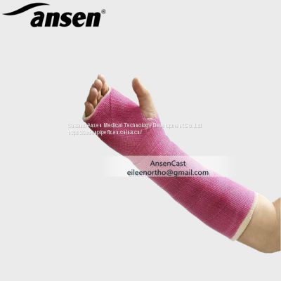 Waterproof Soft Cast and Fiberglass Casting Tape Orthopedic Cast for Arm Leg Brace