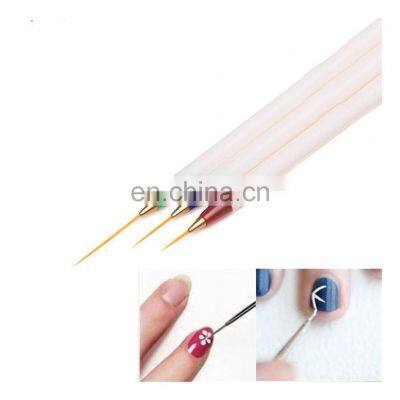 3PCS/set Nail Art Design Dotting Painting Drawing Brush Pen Tools