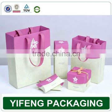 Customised fancy famous brand coated paper bags for gift