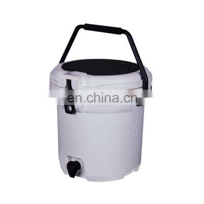 GiNT 5 Gallon Popular Design Insulated Hard Cool Boxes Out Round Plastic Ice Cooler Box