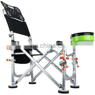 Hot Selling Multi Functional Fishing Chair Folding Fishing Chair Camping Outdoors Can Be Lifted Fishing Gear