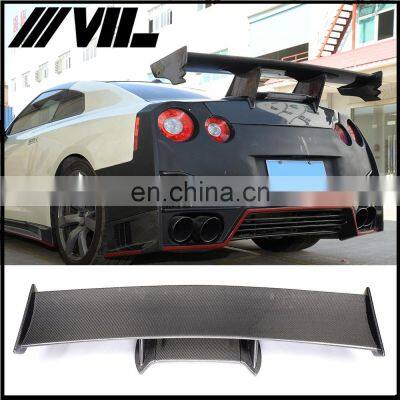 09-15 Carbon Fiber R35 GTR Spoiler for Nissan GT-R GTR Track Edition Coupe 2-Door photo-4