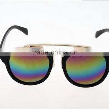 Revo Color Lens Drop Ship Frog Style Rimmed Vintage Steampunk Sunglasses photo-2