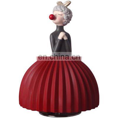 Nordic creative bubble girl decoration bedroom room music box cute decorations