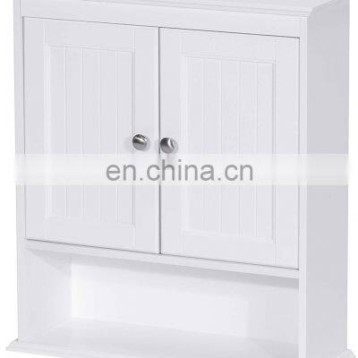 Home Bathroom Cabinet Wall Mounted With Doors Wood Hanging Cabinet Wall Cabinets photo-2