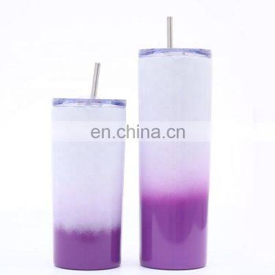 20oz Double Walled Steel Slim Tumbler Wholesale With Lid