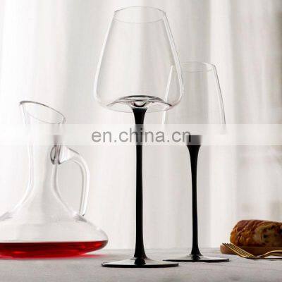 Unique Valentines Restaurant Wholesale Crystal Portable Pink Goblet Wedding Rose Wine Glass photo-3