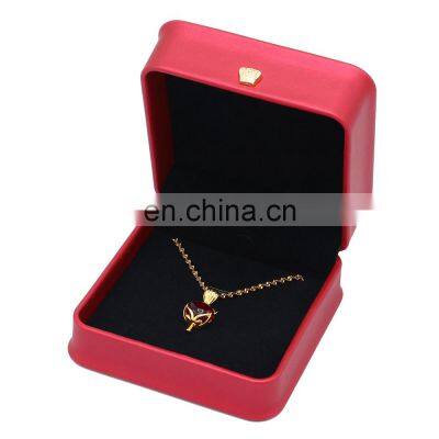 Supplier Romantic Velvet Insert Pendant Ring Holder Case PU Leather Bangle Jewelry Box photo-4