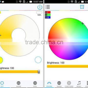 Android & IOS APP Internet Remote Control 9W Dimmable RGB WiFi LED Downlight 750LM Warm White With Hotspot for Setting WIFI photo-3