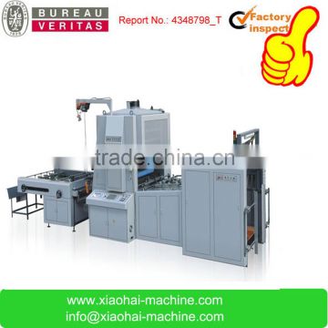 Vertical hot laminating machine price with automatic cutting machine