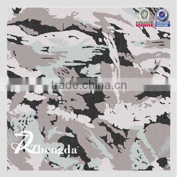 Woven Polyester Oxford Snow Camouflage Fabric