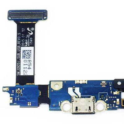 USB Charging Charger Port Dock Connector Flex Cable For Samsung S6 Edge G925i With Microphone Bottom Replacement photo-4