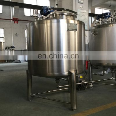 Milk Batch Pasteurizer Tank 800 Liter Fruit Juice Pasteurization Machine