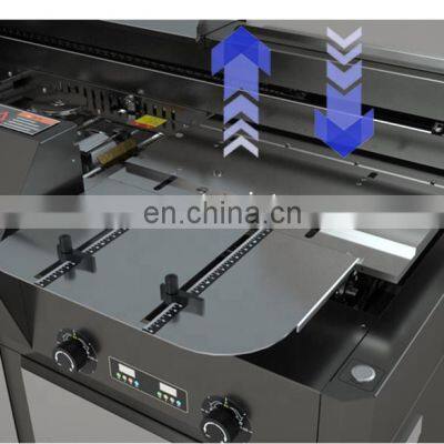 UK5 7inch Touch Screen Silence Mute Hot Thermal Glue Book Cover Binder, Notebook Hotmelt Glue Bookbinding Machine photo-5