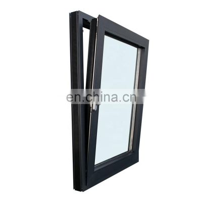 Double deck tempered glass aluminum alloy doors and Windows