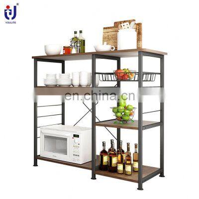 Luxury Nice Home Kitchen Trolleys Rolling Microwave Oven Cart