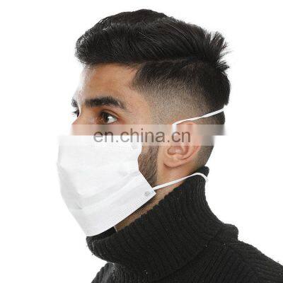 Face Mask Disposable 3Ply Facial Cover Masks With Earloop Breathable Non-Woven Mouth Cover for Personal photo-5