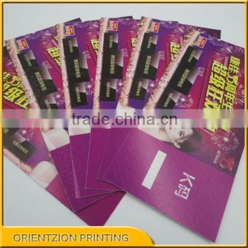 Quality Lottery Scratch Card Printing, China Printing Factory, High Technology Printing