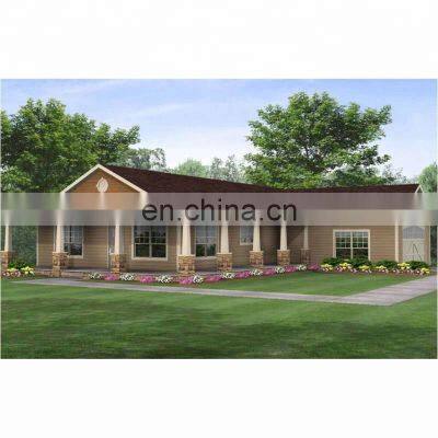 steel structure buildings Luxury prefabricated wooden light steel villa for AS