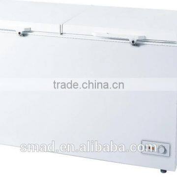 Two Doors Chest Freezer Top Open Solid Door Chest Freezer
