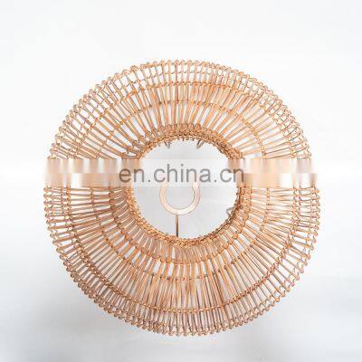 Rattan Lamp Shade Hanging Pendant Light, Boho Chandelier Light, Woven Lamp Light Shade Vietnam Cheap Wholesale photo-5