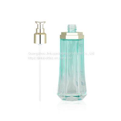 50g Hexagonal Cream Bottle 40ml Full Cover Liquid Foundation Glass Bottle 120ml Hexagonal Press Lotion Bottle photo-4