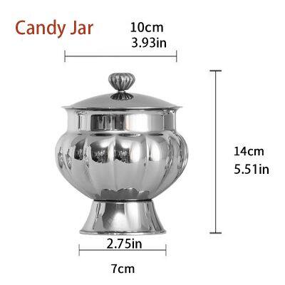 European Style Royal Palace Candy Jars, Light Luxury Western Food Tea Dishes, Stainless Steel Jars, Storage Jars, Sugar Jars photo-3