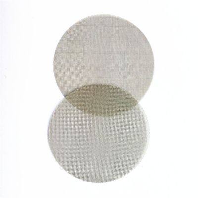 High Precision 304 Stainless Steel Woven Wire Mesh Screen Filter Disc For Liquid Filtration