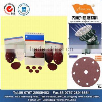 abrasive hook and loop disc for paint surface