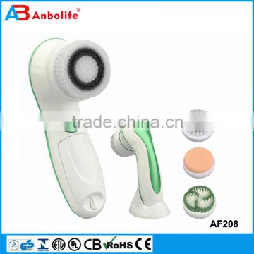 Waterproof Face Skin Cleansing Brush Machine Rechargeable Ultrasonic Electric Facial Brush For Exfoliating