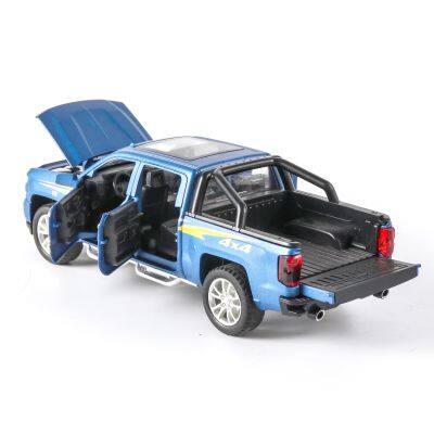1:32 Car Model Toy Solander Truck Diecast Car Model Pull Back Die Cast Metal Toys Collection Gifts For Kids Children photo-2