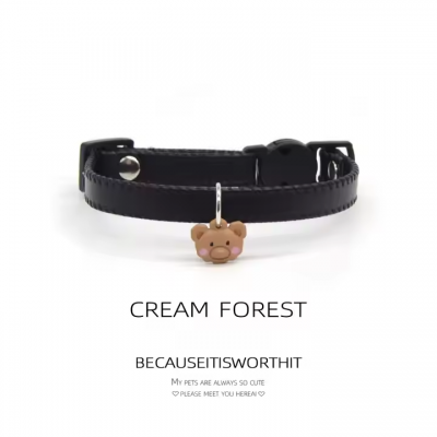 Hot Selling New Design Luxury Leather Custom Name ID Personalized Dog Cat Accessories Collar Jewelry photo-3