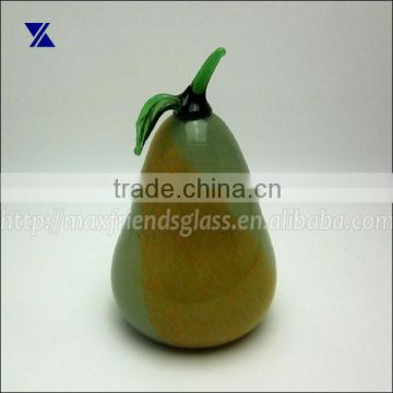 hand made art glass pear shape fragrance essential oil bottle