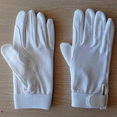 cotton horse riding gloves breathable and comfortable horse riding gloves