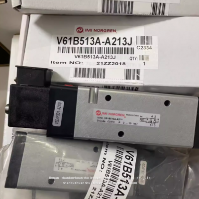 V61B513A-A213J, Norgren, Pilot Operated Solenoid Valve, G1/4' Thread, 24DC