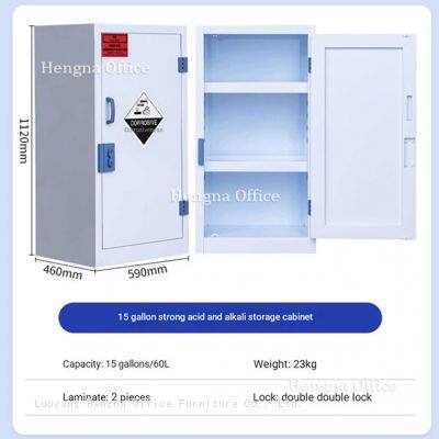 Estantería de almacenamiento de polipropileno / Armario de seguridad química HN - PP1500: Repisas ajustables de alta resistencia con alta capacidad de carga