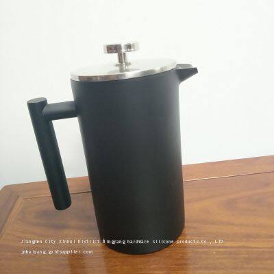 Stainless Steel Coffee Press Pot; Stainless Steel Double-wall Coffee Pot; French Press Coffee Powder Brewing1000ML photo-4