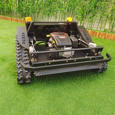 12Hp бензиновая газонокосилка-робот с дистанционным управлением и регулируемой высотой ножей