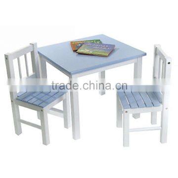 Excellent wooden child's table and chairs