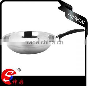 Wholesale new products 2016 Stainless Steel Frying Pan Frying Pot Pan