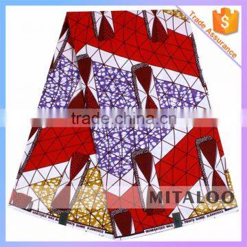Mitaloo Nice Pattern African Print Fabric 100% Cotton Real Wax Fabrics MH3019