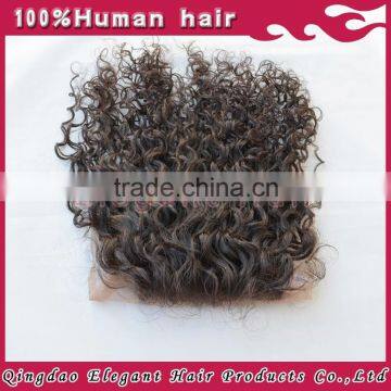 Qingdao Elegant Hair Drop Shipping Natural Color Invisible Part Lace Closure Peruvian Hair photo-5