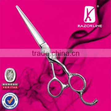 2016 CK38 newest style and hot selling RAZORLINE hairdressing scissors