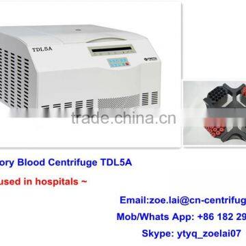 Laboratory blood centrifuge Refrigerated centrifuge for hospital TDL5A China manufacturer