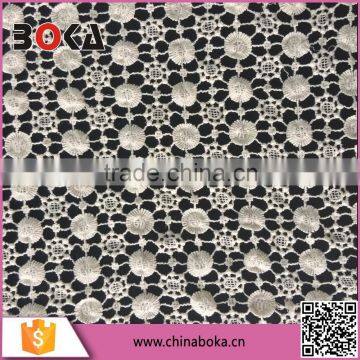 Cotton Chemical Lace Fabric,Wholesale Guipure Water-Soluble Lace Fabric