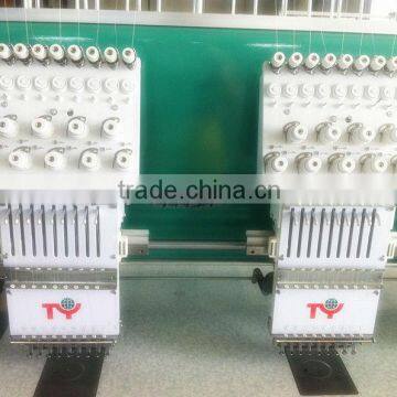 Multi-heads Flat Computerized Embroidery Machine With Cutter photo-3
