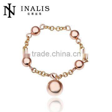 Hotsale custom chain bracelet, 18K gold plated chain bracelet