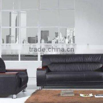 black heated modren cheap leather sofa SF-007