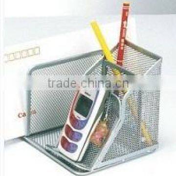 AN309 ANPHY Space Saving Office Stationery Document Multi-function Holder Stand Rack Box Mental Wire Mesh 1.45*1.3*1.28cm