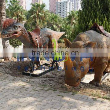 Dino Park equipment robotic life size dinosaurs ride